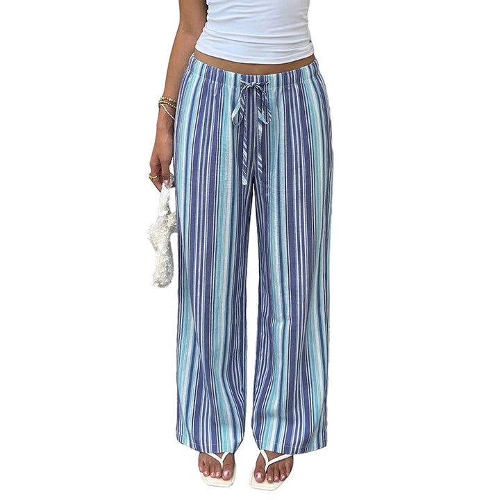 Ladies Comfortable Knit Pants with Elastic Waistband Mune Fashion
