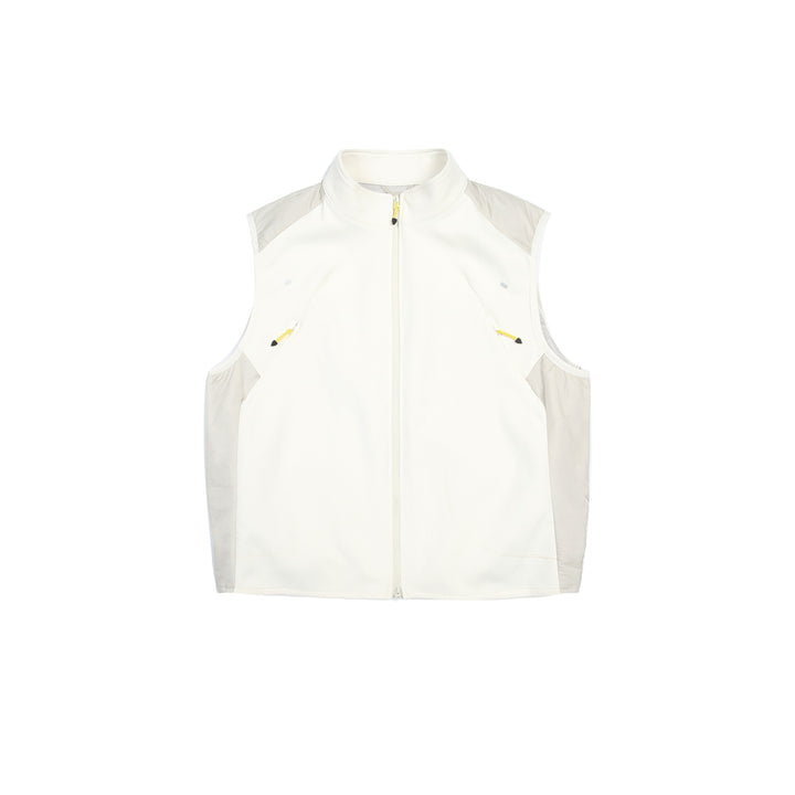 Women's lightweight technical functional vest with stand-up collar, two-way zipper, and zippered pockets Mune Fashion