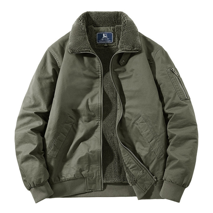 Men's Urban Blouson Jacket with Teddy Lining Mune Fashion