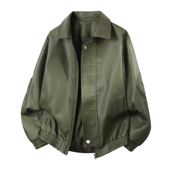 Men Elegant and Comfortable Leather Jacket Mune Fashion