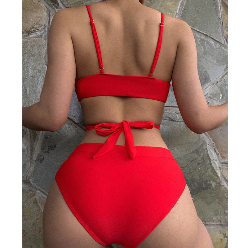 Women's bikini set with innovative wrap design and adjustable straps Mune Fashion