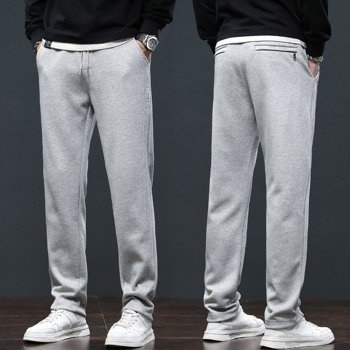 Men's Wide Cargo Pants with Thermal Lining, Drawstring Waist & Utility Pockets Mune Fashion