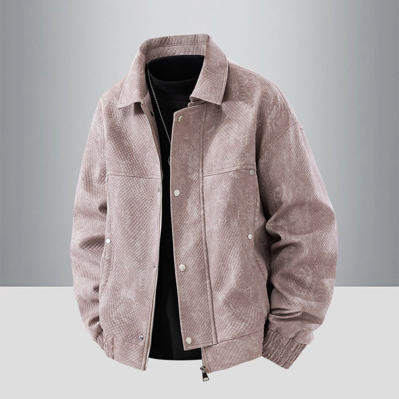Women Snake Leather Look Casual Jacket Mune Fashion