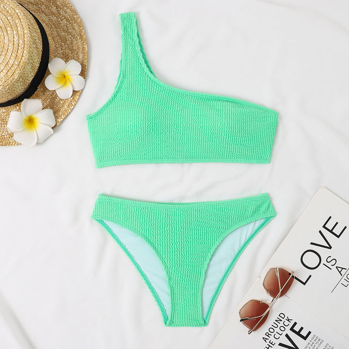 Women's triangle bikini with asymmetrical cut and exciting design Mune Fashion