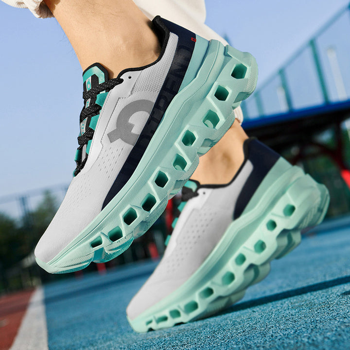 Unisex innovative Waben-Pod-Sneaker with ultra-cushioning hollow chamber midsole and breathable mesh upper Mune Fashion