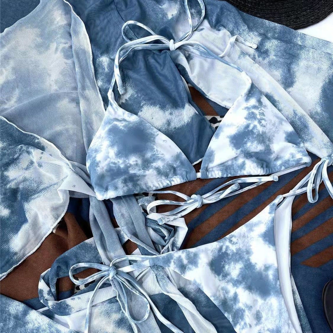 Women's swimsuit with oversized wrap top and trendy lace-up details Mune Fashion