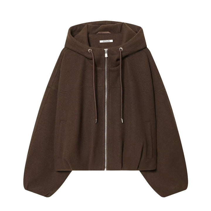Women Casual Cotton Jacket with Hood