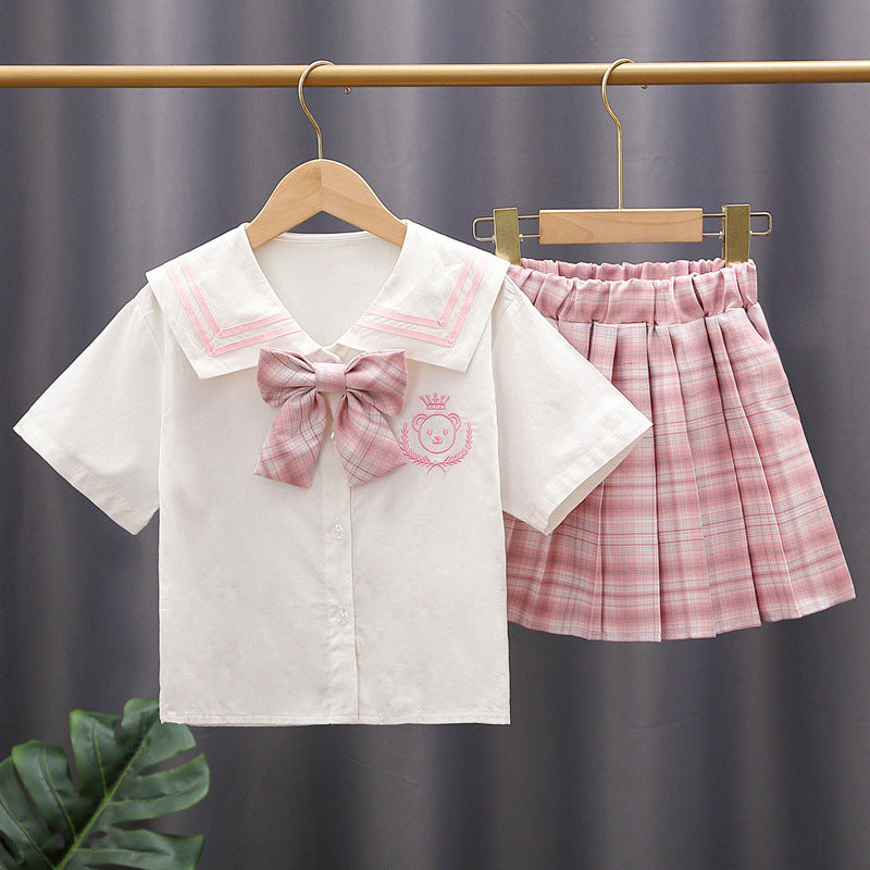 Girls School Uniform Set Mune Fashion