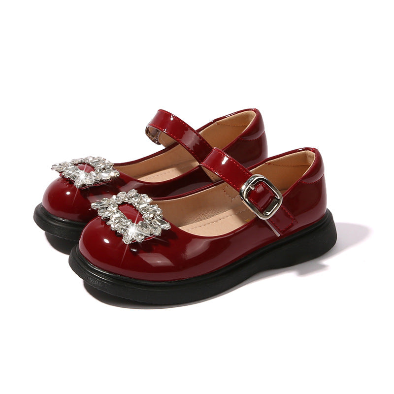 Women's ballerinas with fashionable rhinestone embellishment Mune Fashion