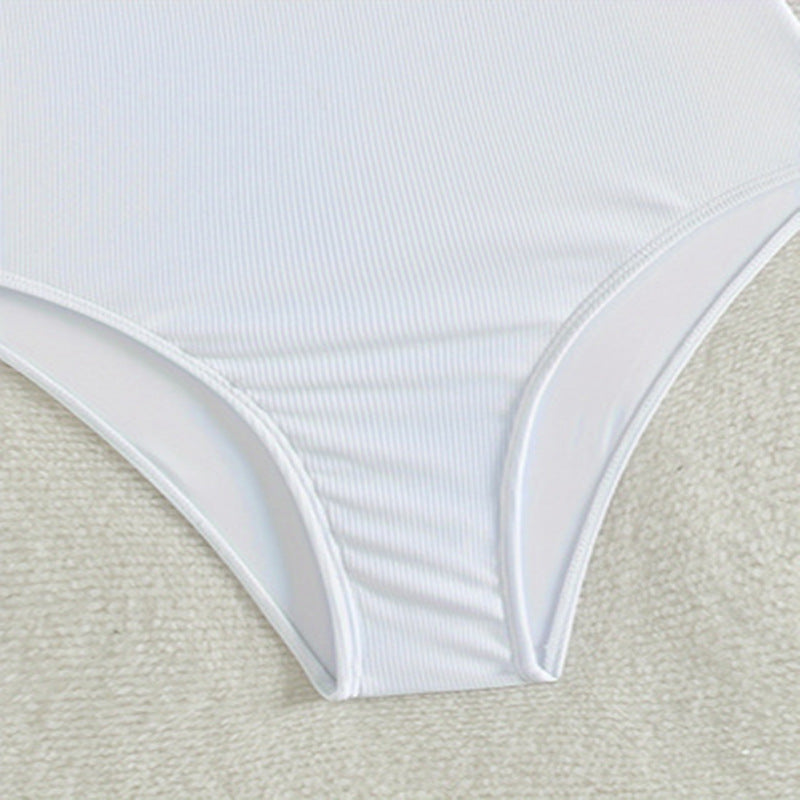 Women One-sided Swimsuit with Playful Bow Detail Mune Fashion