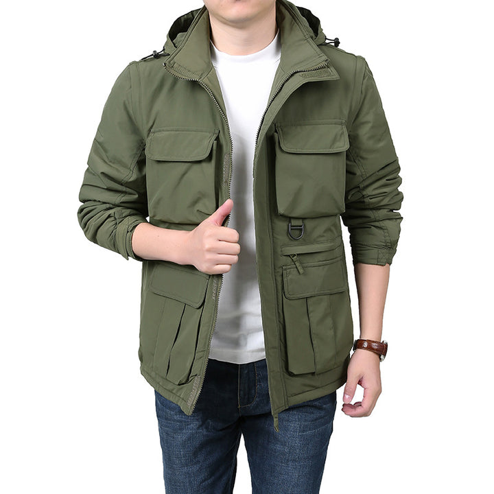 Men's Multifunctional Outdoor Jacket with Numerous Pockets Mune Fashion