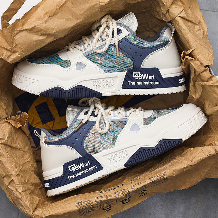 Women's sporty fashion sneakers with innovative surface material Mune Fashion