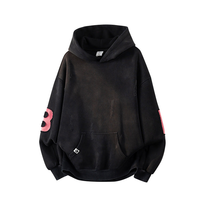 Unisex Oversize Hoodie with handwritten graphic print, kangaroo pocket & ribbed hem Mune Fashion