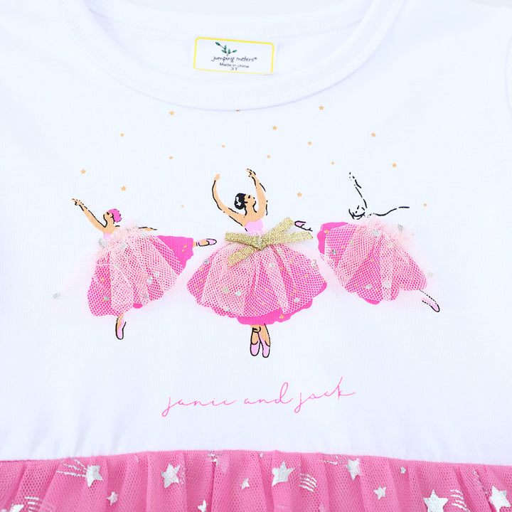 Girl's ballet dress with sparkling stars and enchanting tulle skirt Mune Fashion
