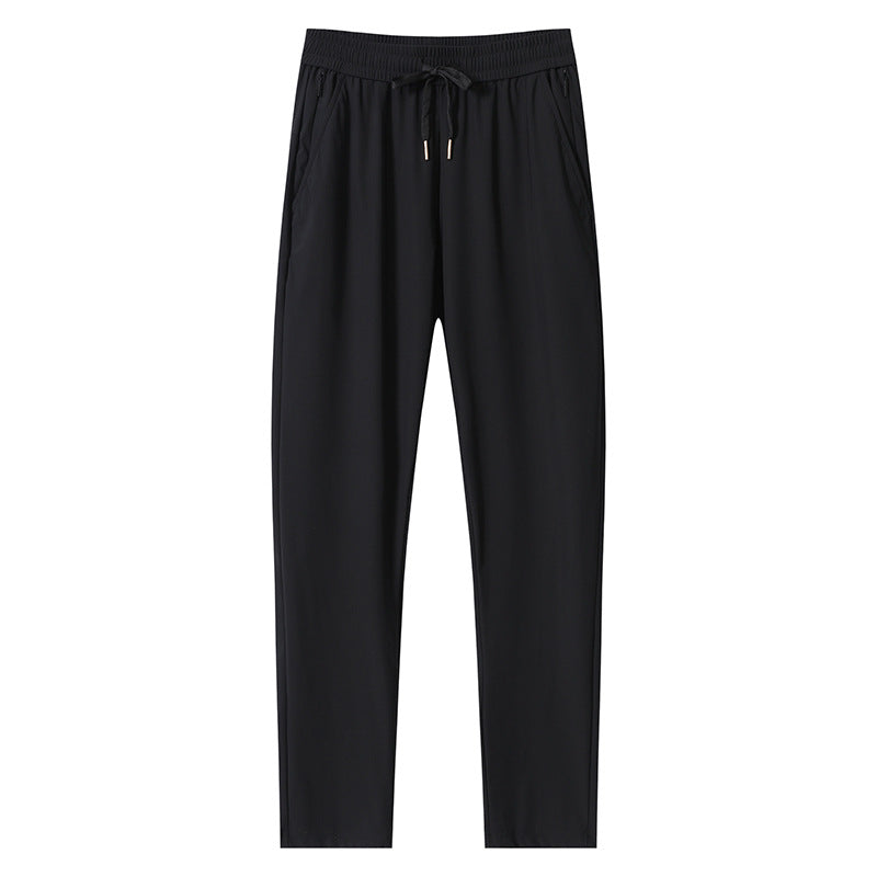 Men's Sporty Casual Pants with Elastic Waistband Mune Fashion