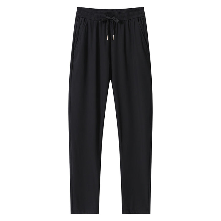 Men's Sporty Casual Pants with Elastic Waistband Mune Fashion