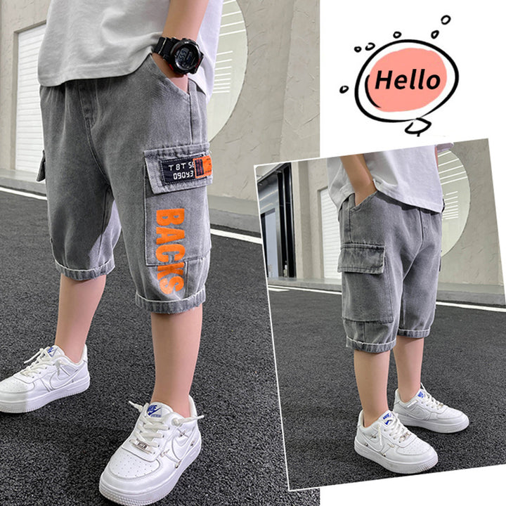 Boys practical cargo shorts with deep pockets Mune Fashion