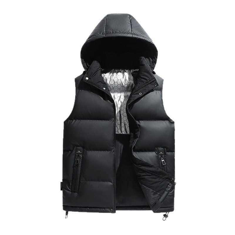 Men's Padded Hooded Vest Mune Fashion