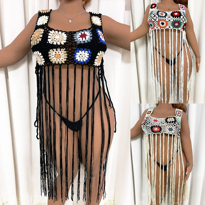 Ladies crochet top with fringes Mune Fashion