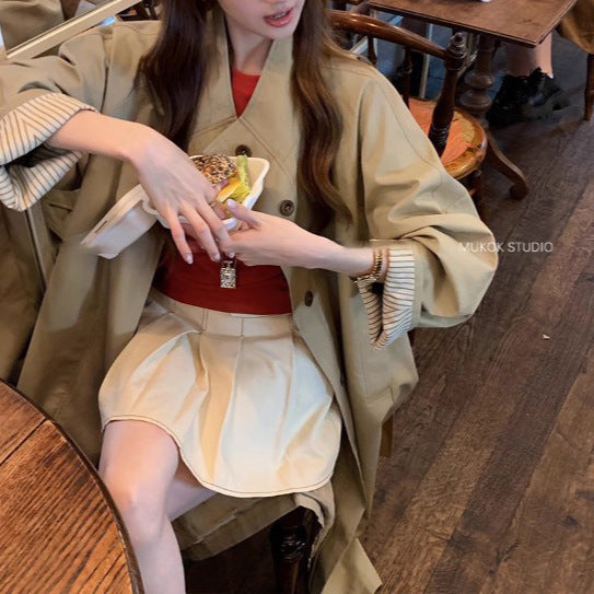 Women's Fashionable and Elegant Transitional Jacket Mune Fashion