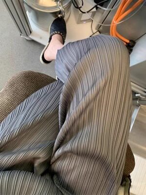 Women's Elegant Pleated Pants Drune