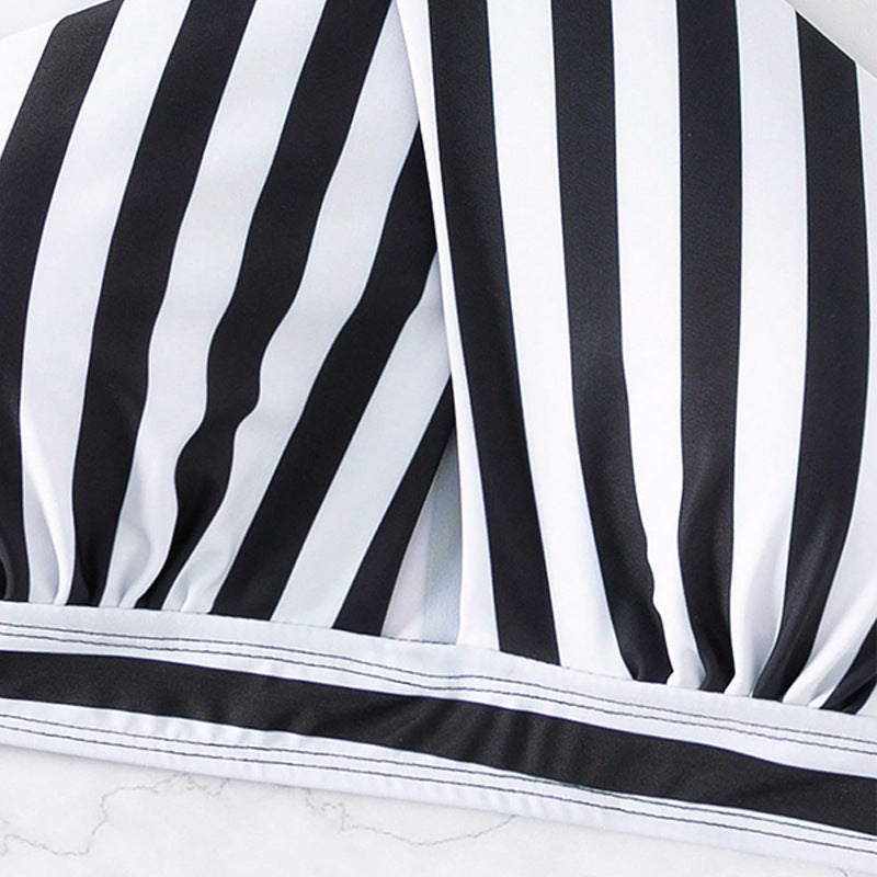 Ladies triangle bikini top with stylish wrap design and elastic straps Mune Fashion