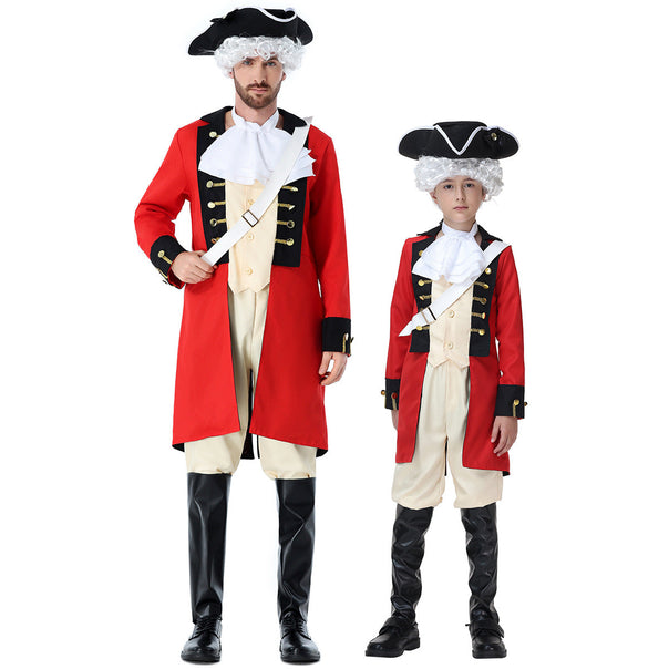 Men's Historical Soldier Costume with detailed Mune Fashion coat and accessories Mune Fashion