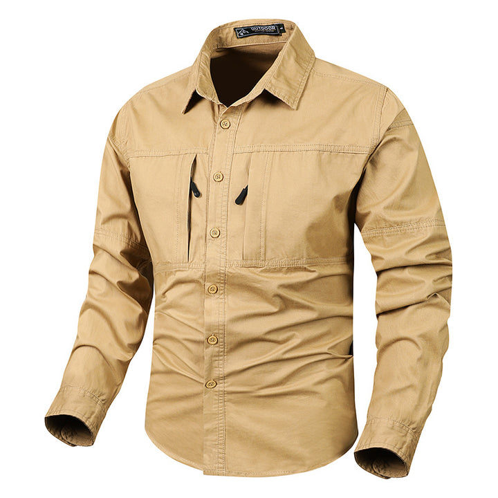 Men's Outdoor Shirt with Practical Pockets