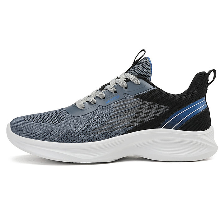 Men's lightweight breathable running shoes with cushioning midsole made of memory foam and knitted upper Mune Fashion