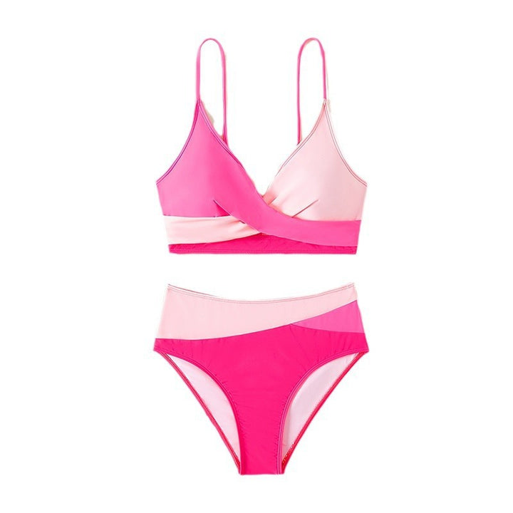 Women's Sporty Bikini with Adjustable Straps and Elegant Wrap Detail Mune Fashion