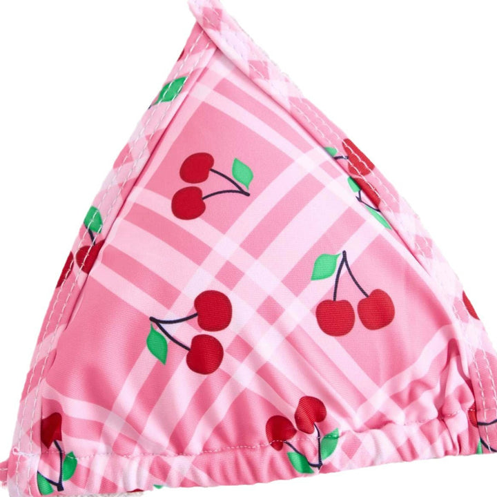 Women’s triangle bikini with fresh cherry design Mune Fashion