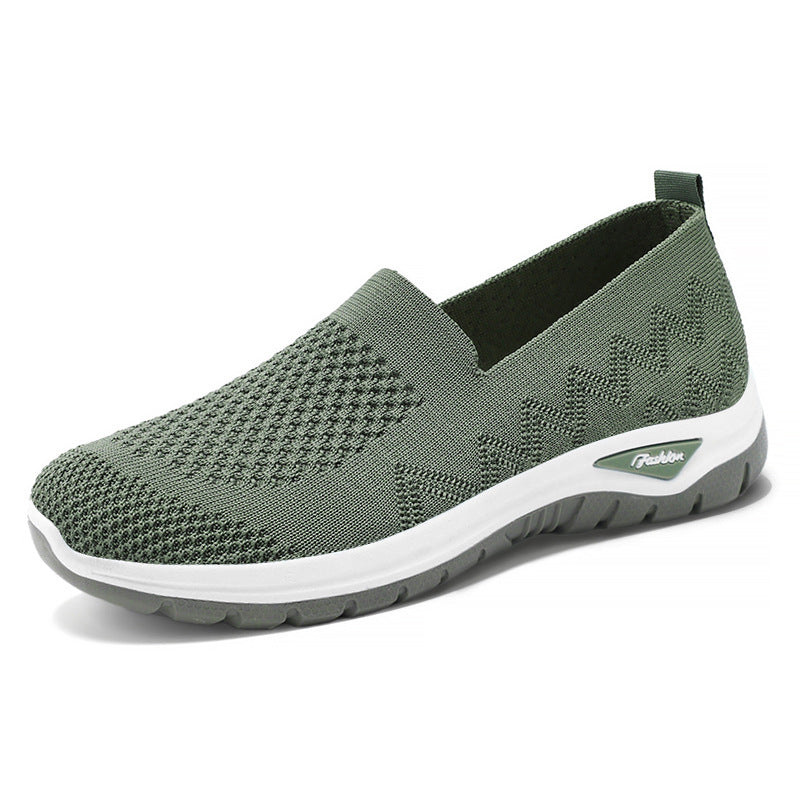 Women nan seamless knit slip-on with padded memory footbed and flexible profile outsole Mune Fashion