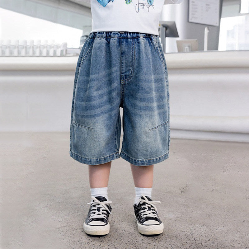 Unisex casual denim shorts with high side pockets Mune Fashion