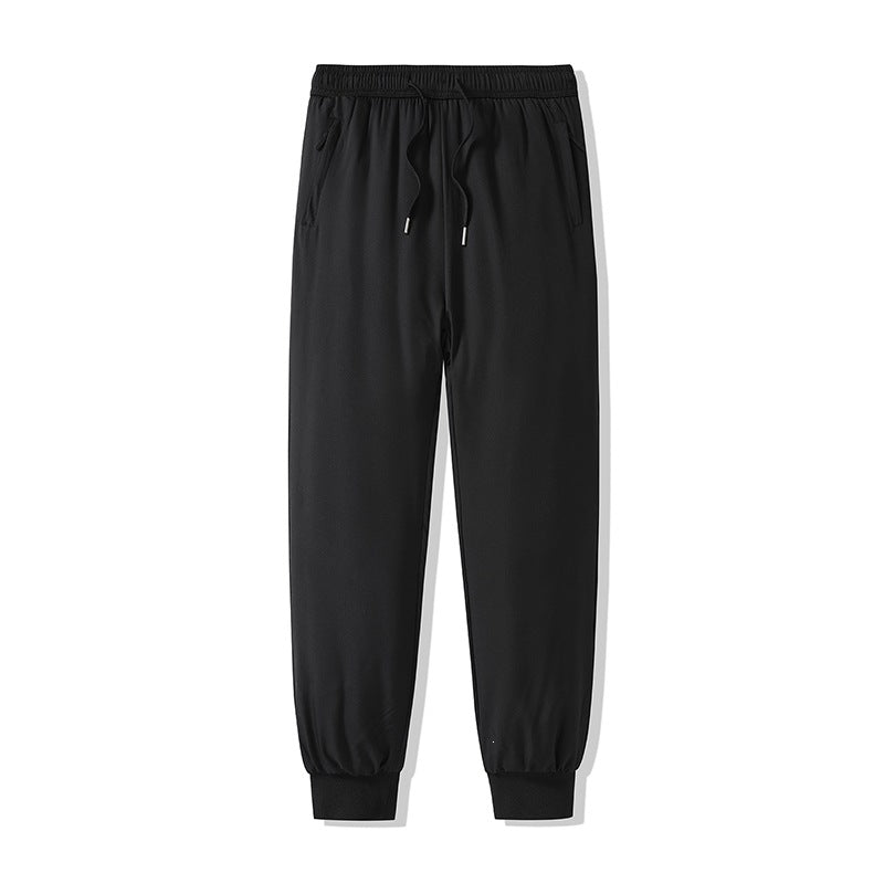 Men's Relaxed-Fit Jogging Pants with Elastic Waistband, Drawstring and Ribbed Cuffs Mune Fashion
