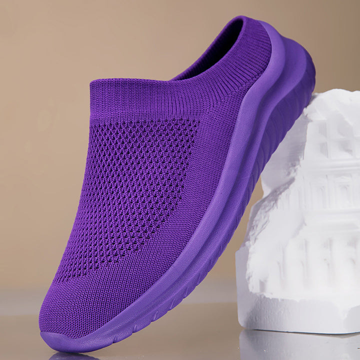 Women nan Slip-On knit trainers with sock-like shaft and ergonomic cushioning sole Mune Fashion