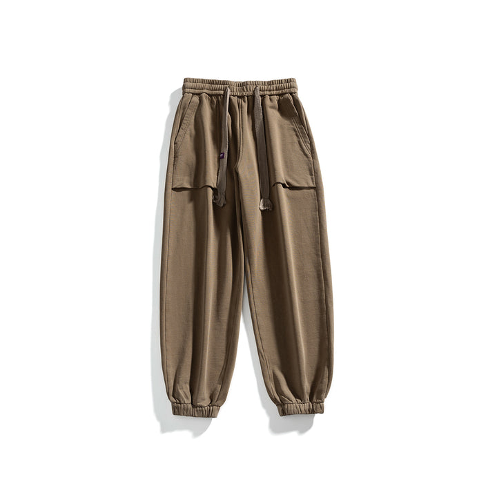Herren Cargo-Jogginghose mit elastischem Bund und aufgesetzten Pattentaschen Mune Fashion