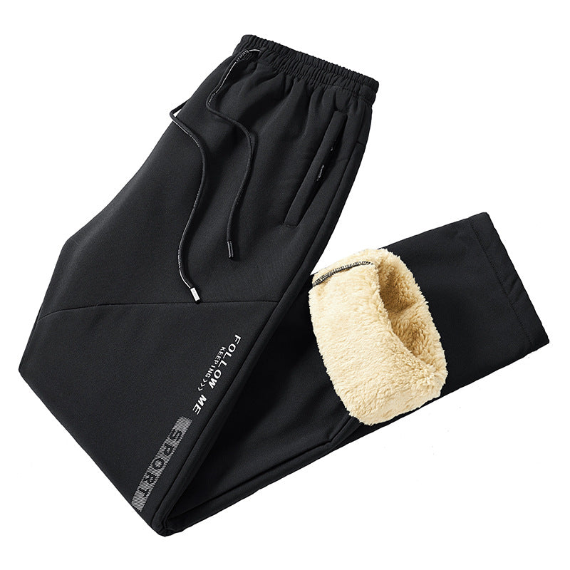 Men's Sportive Jogging Pants in Tapered Fit with Drawstring and Elastic Cuffs Mune Fashion
