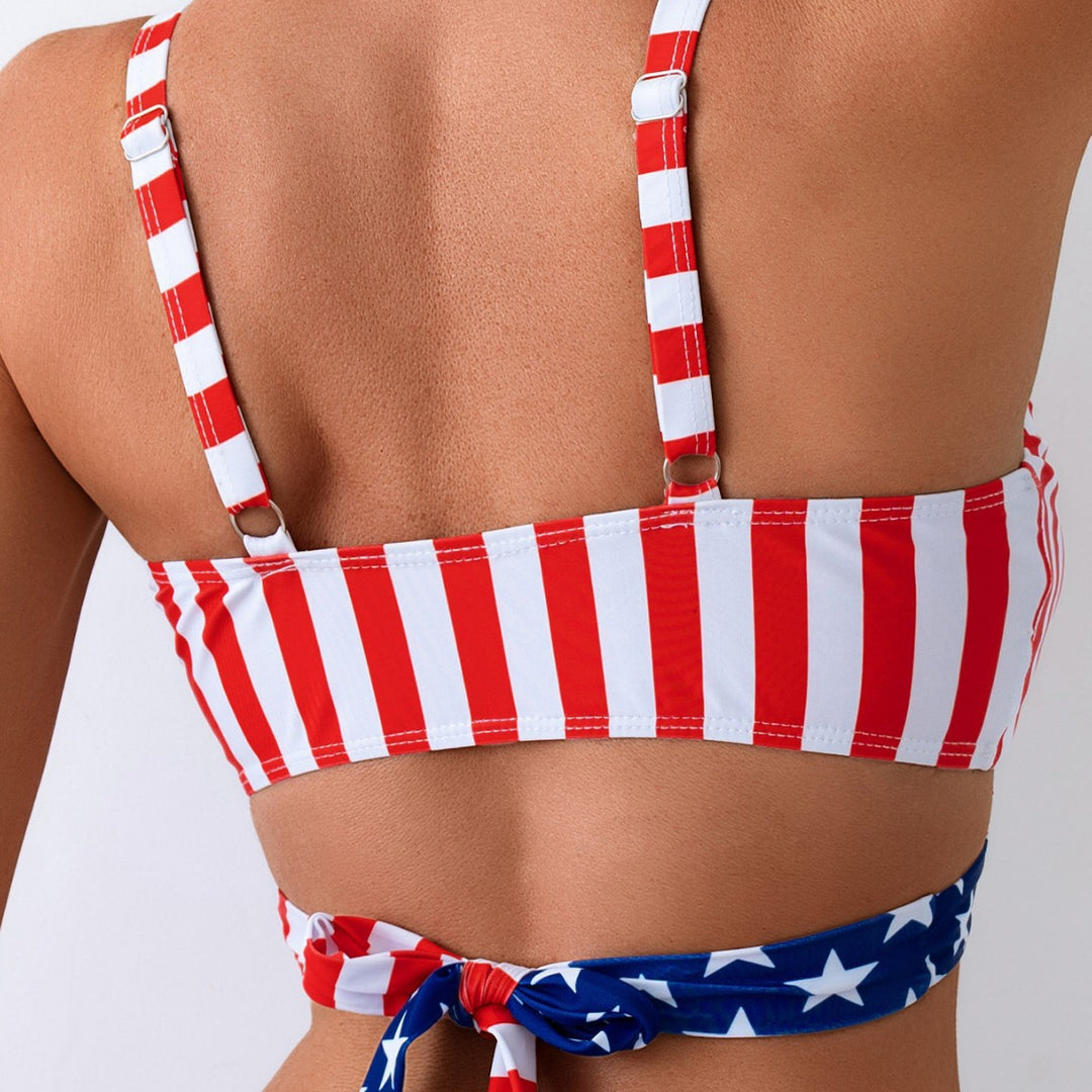 Women High-Cut Bikini with Innovative Wrap Design Mune Fashion