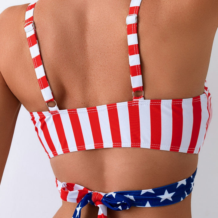 Women High-Cut Bikini with Innovative Wrap Design Mune Fashion