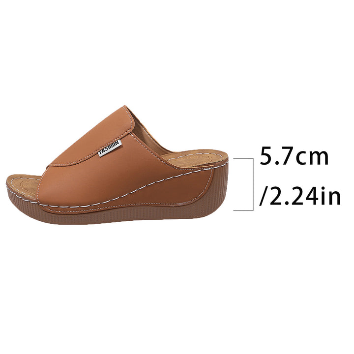 Women's o Slip-On Wedge Mules with ergonomic memory footbed and lightly profiled outsole Mune Fashion