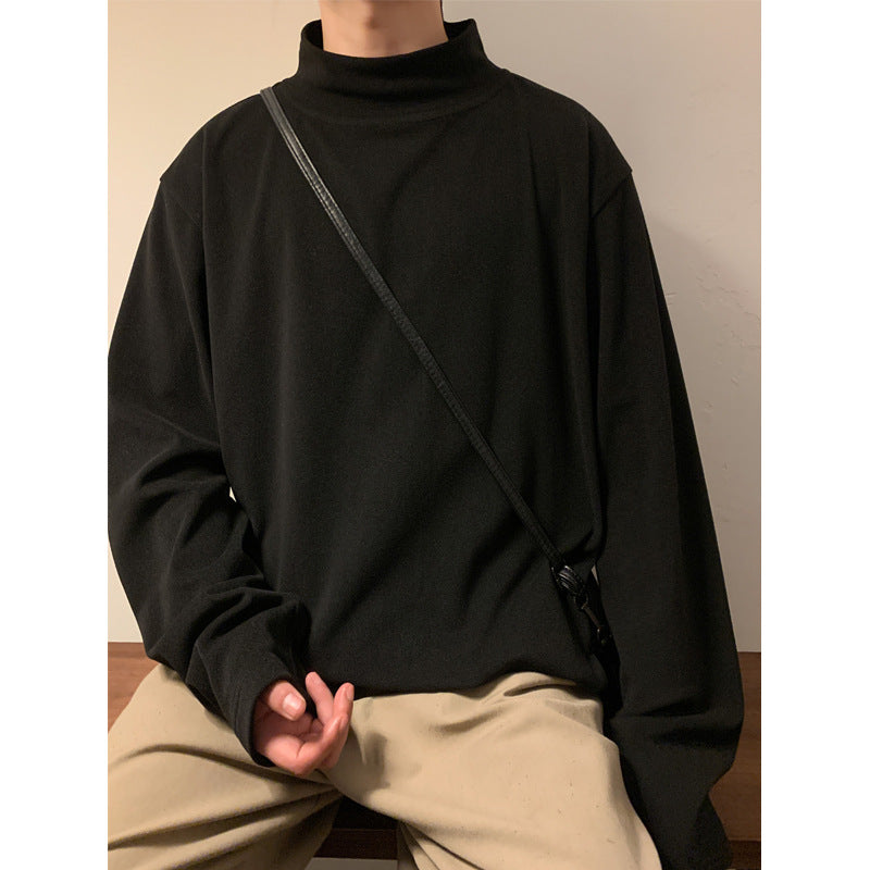 Men's Casual Turtleneck Sweater Mune Fashion