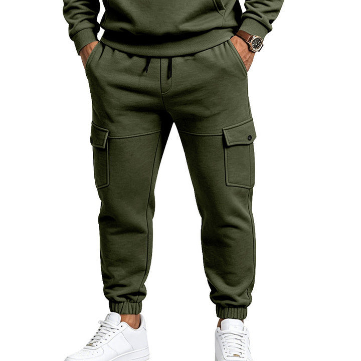 Men's cargo jogging pants with flap pockets and elastic waistband Mune Fashion
