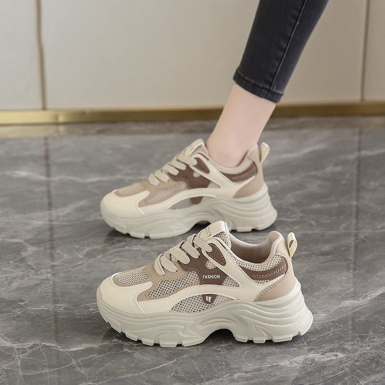 Ladies Fashion Sneakers with breathable mesh upper and cushioned sole Mune Fashion