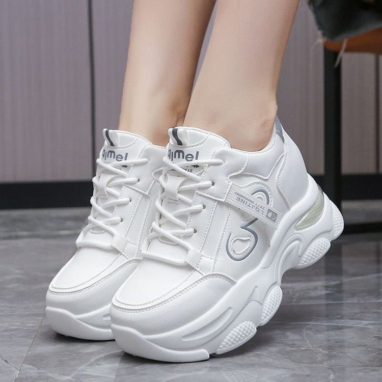Women Sports Chunky Sneakers with Breathable Mesh Inserts and Robust Design Mune Fashion