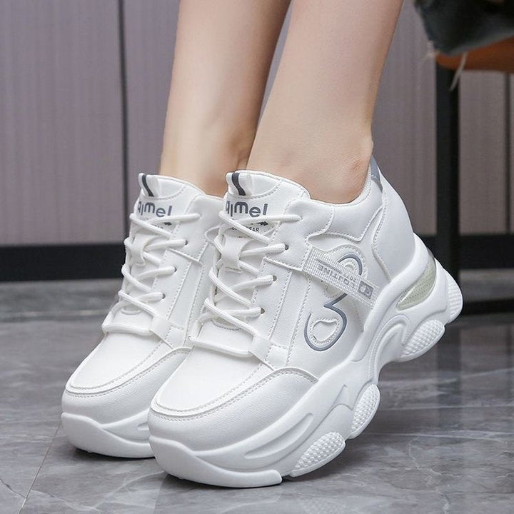 Women Sports Chunky Sneakers with Breathable Mesh Inserts and Robust Design Mune Fashion