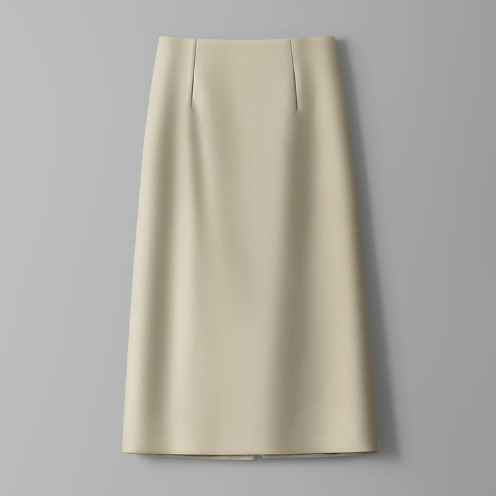 Ladies Elegant High Waisted Pencil Skirt Mune Fashion