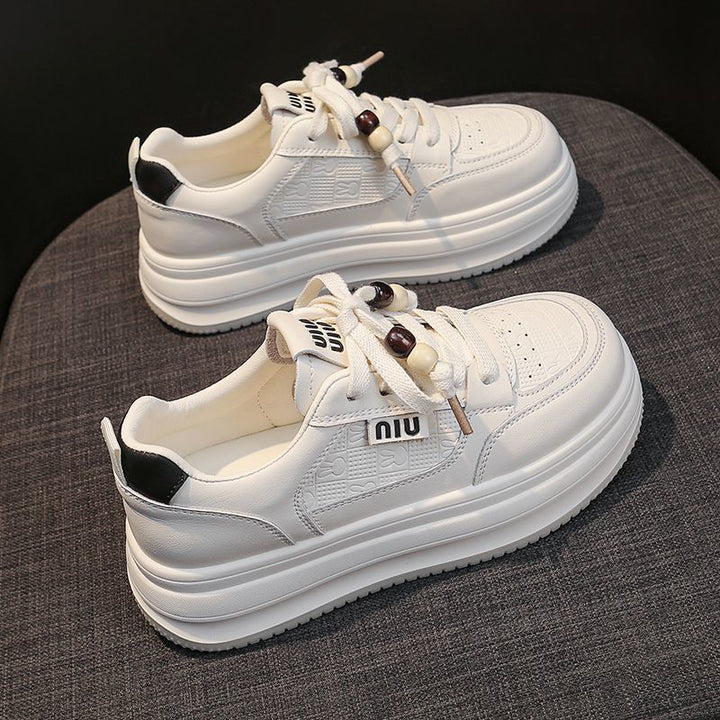 Women's Fashion Sneakers with Elastic Laces and Cushioned Sole Mune Fashion