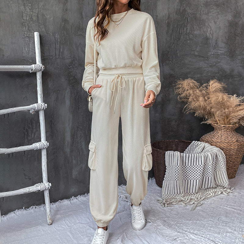 Women Casual Relaxed-Fit Tracksuit Mune Fashion