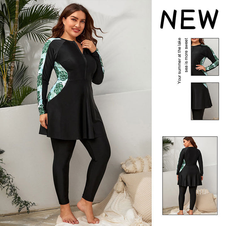 Ladies Sporty One-Piece Swimsuit Mune Fashion