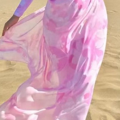 Women’s beach dress with zipper and long sleeves Mune Fashion